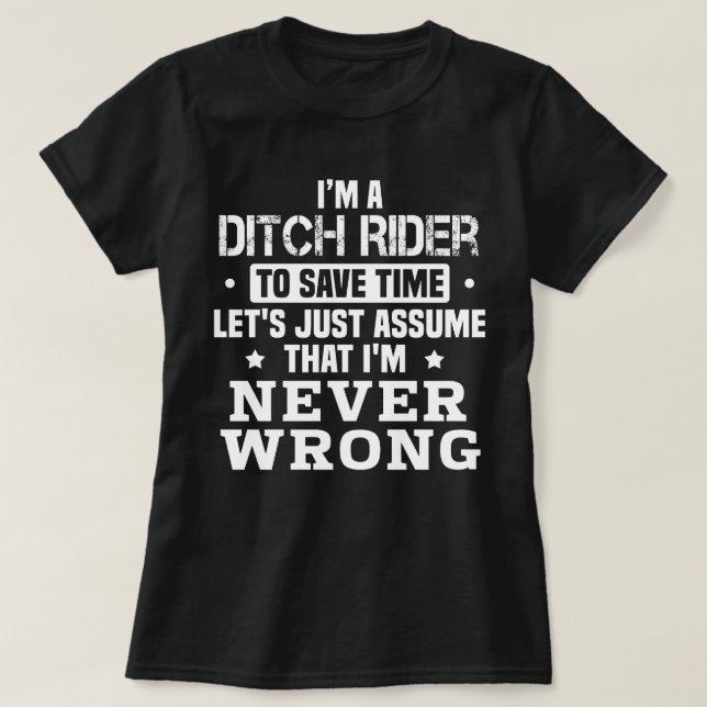 Camiseta Ditch Rider (Diseño del anverso)