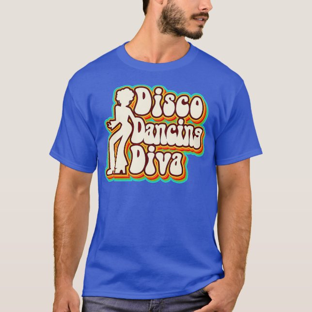 Camiseta Diva bailarina de baile retro de disfraces de los  (Anverso)