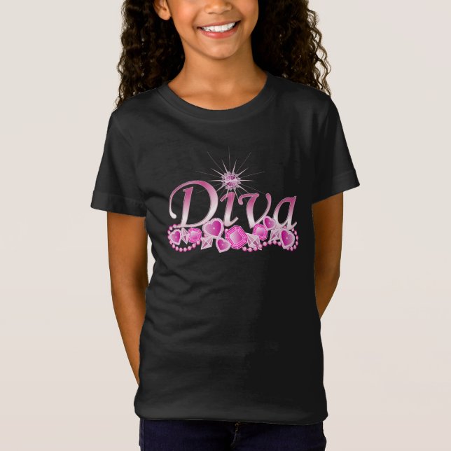Camiseta Diva Bling (Anverso)