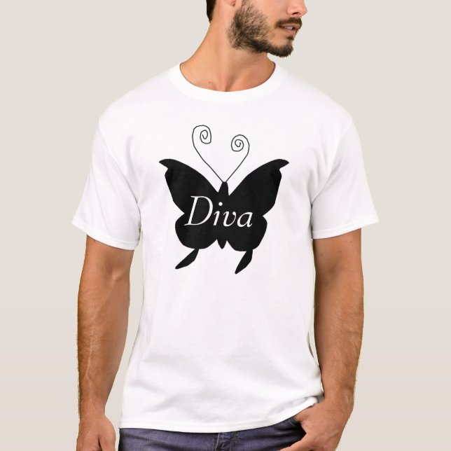 Camiseta Diva Butterfly T-Shirt (Anverso)