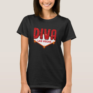 Camiseta Diva Chicas de Viaje a Las Vegas Despedida de Solt