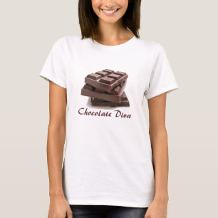 Camiseta Diva de chocolate