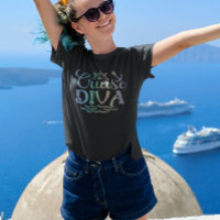 Diva de cruceros diciendo crucero