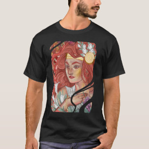 Camiseta Diva de diosa pelirroja