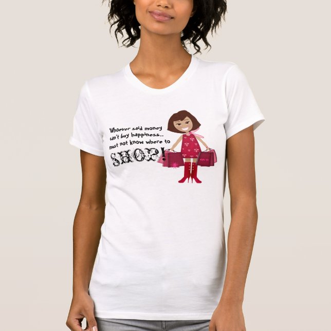 Camiseta Diva de las compras (Anverso)