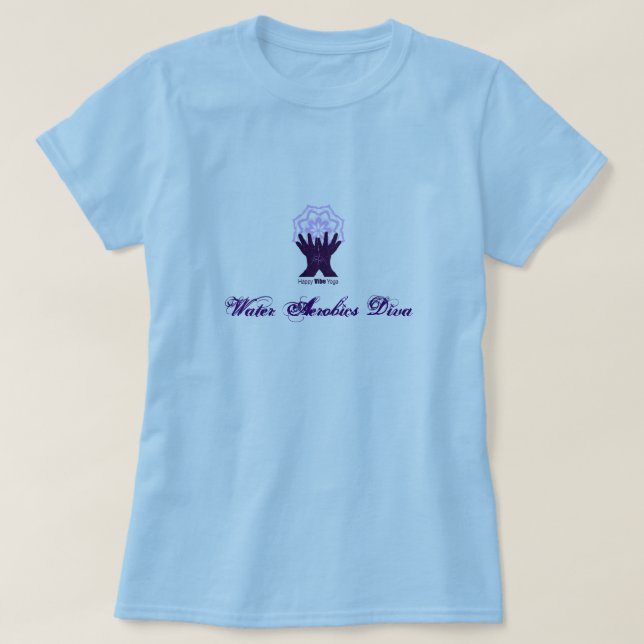 Camiseta Diva de los aeróbicos de agua (Diseño del anverso)