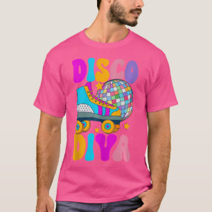 Camiseta Diva de patinaje en disco Roller Skating Diva de l