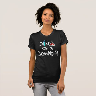Camiseta "DIVA de un científico"