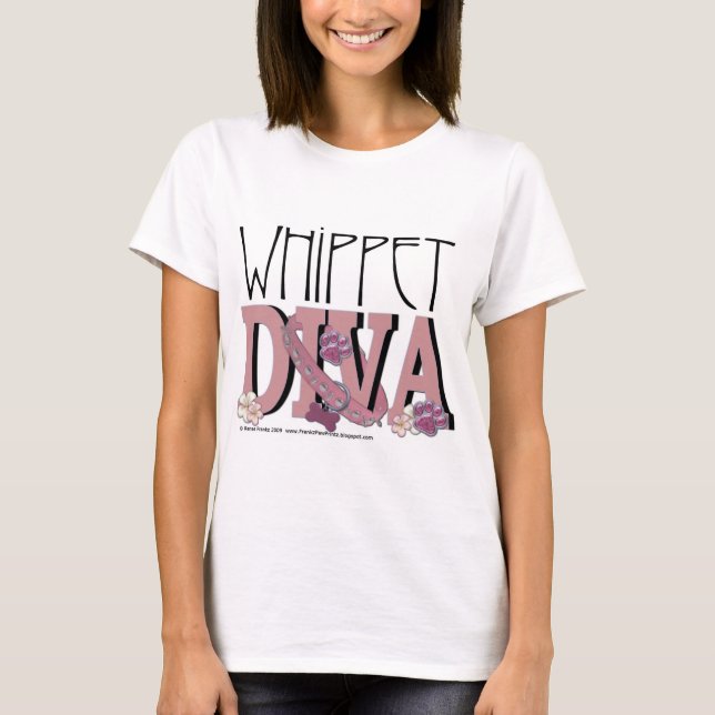Camiseta DIVA de Whippet (Anverso)