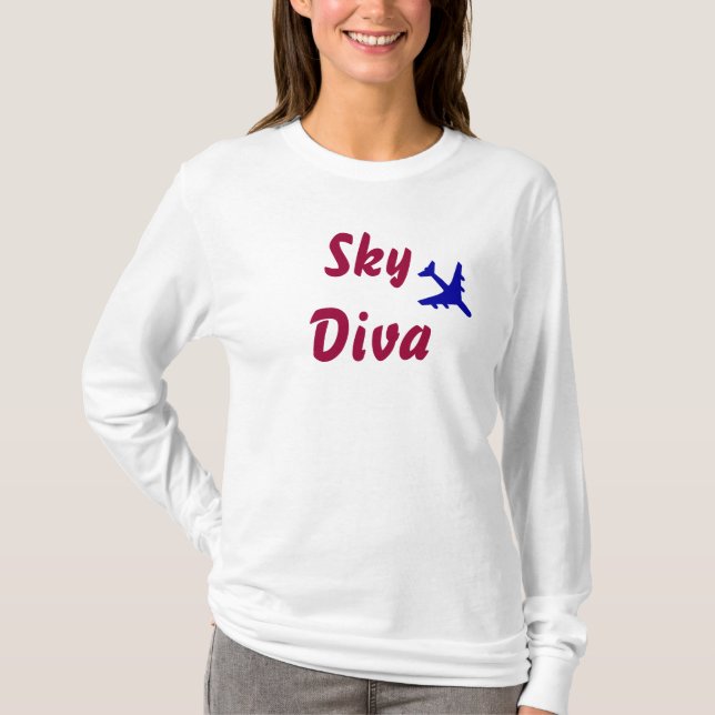 Camiseta Diva del cielo (Anverso)