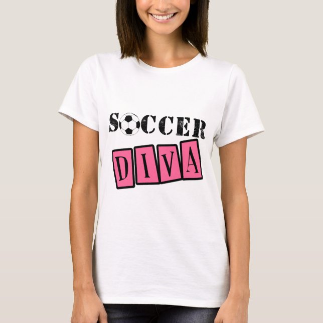 Camiseta Diva del fútbol (Anverso)