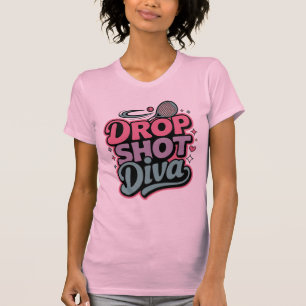 Camiseta Diva del golpe suave – Fiera jugadora de picklebal