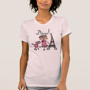 Camiseta Diva del pelo rubio