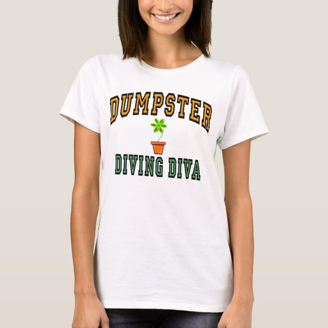 Camiseta Diva del salto del contenedor (Anverso)