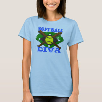 Camiseta Diva del softball