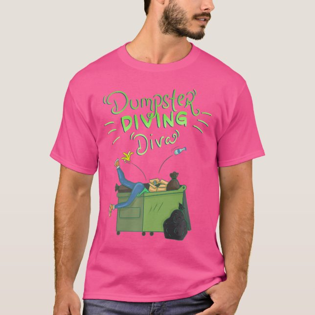 Camiseta Diva Diva Sf De Buceo Fundido Con Dumpster (Anverso)