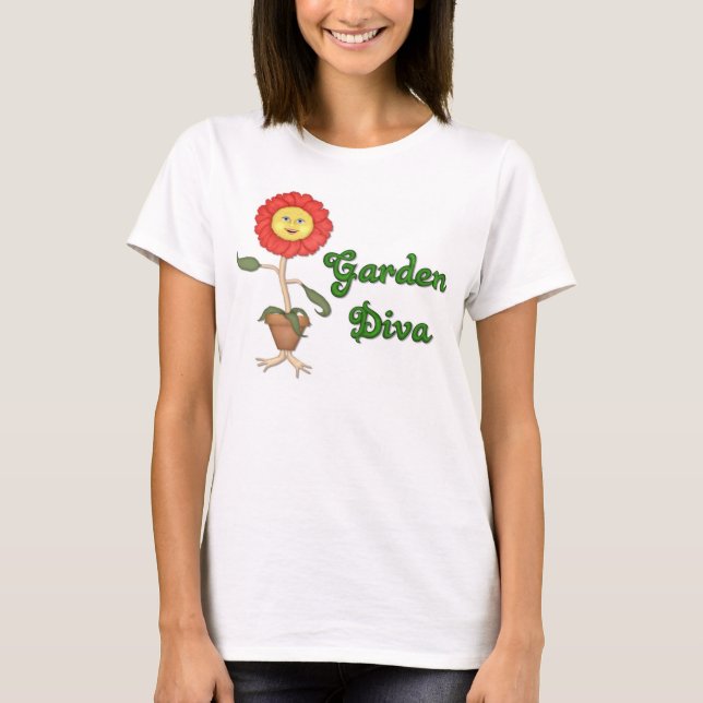 Camiseta Diva divertida (Anverso)