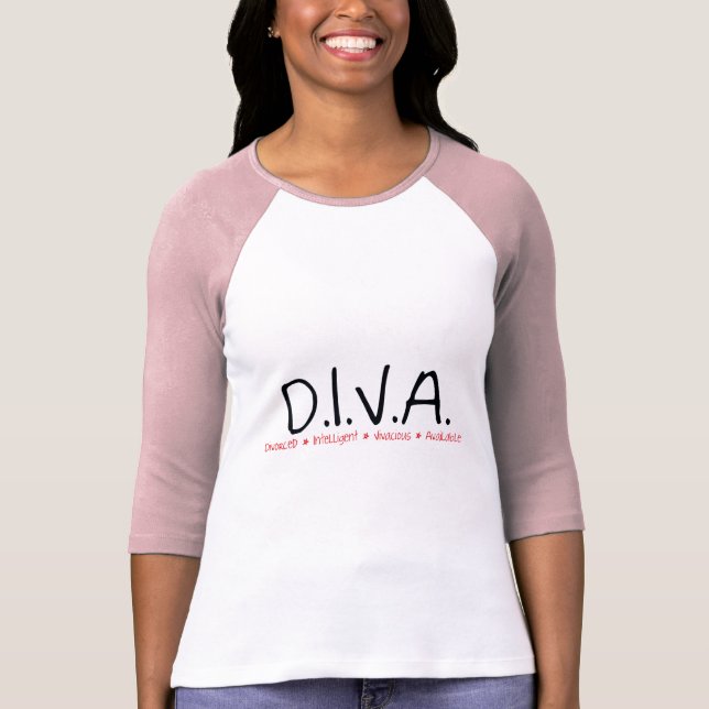 Camiseta DIVA Divorciada (Anverso)
