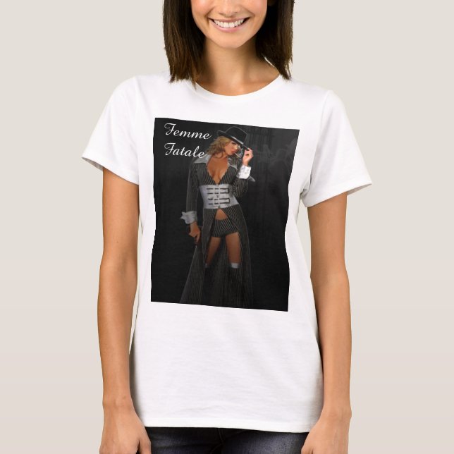 Camiseta Diva Gangster Femme Fatale (Anverso)