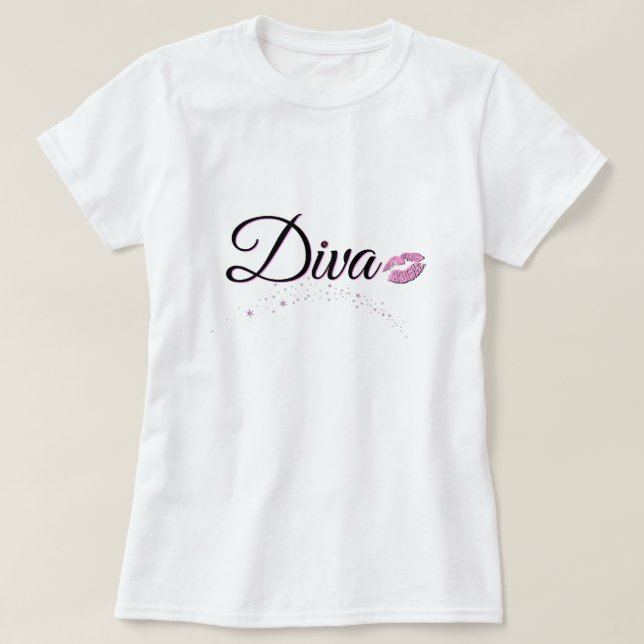 Camiseta Diva Kiss (Diseño del anverso)