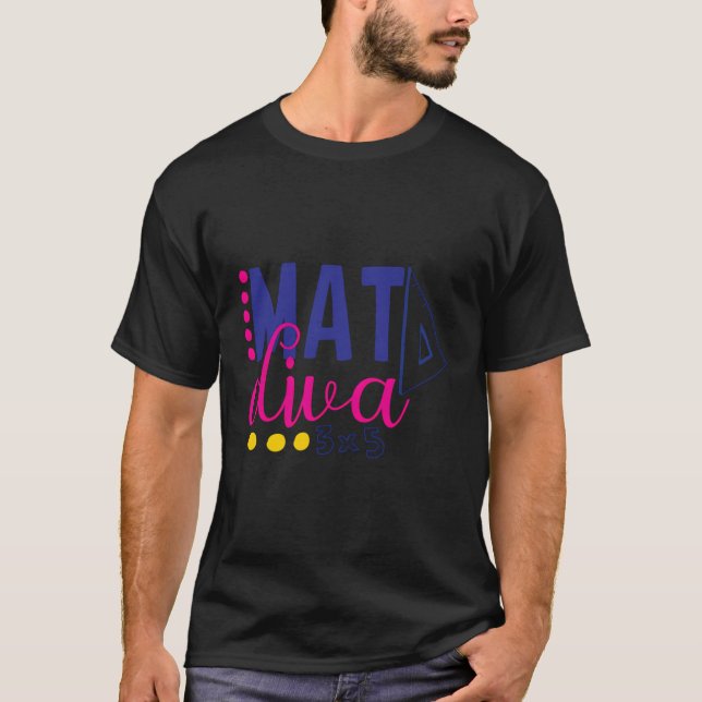 Camiseta Diva matemática 3X5 (Anverso)