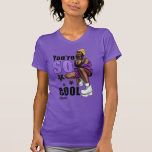 Camiseta Diva Negra Empoderada que Irradia Fuerza y Gracia