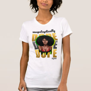 Camiseta Diva negra fresca con elegancia moderna