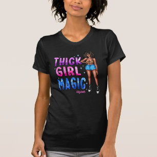 Camiseta Diva Negra Gruesa y Valiente que Abraza su Esencia