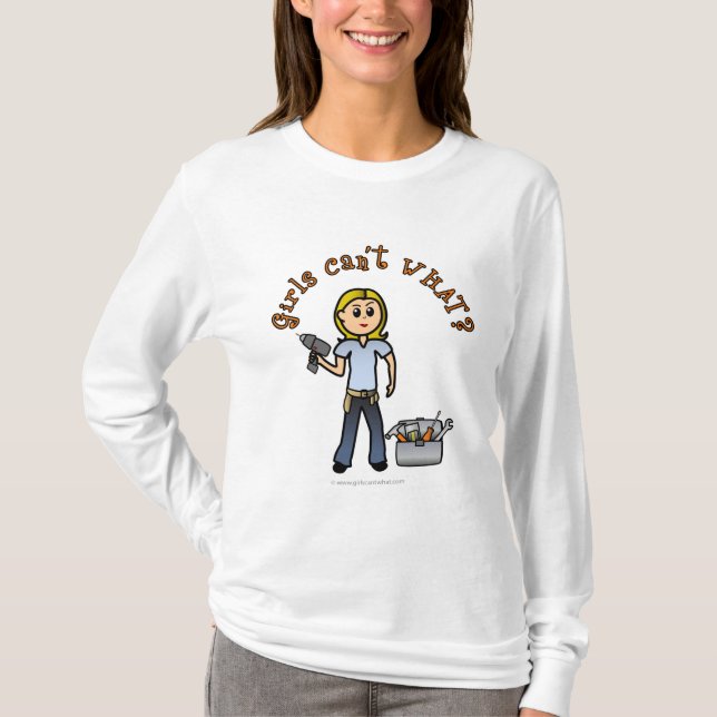 Camiseta Diva rubia hágalo usted mismo (Anverso)