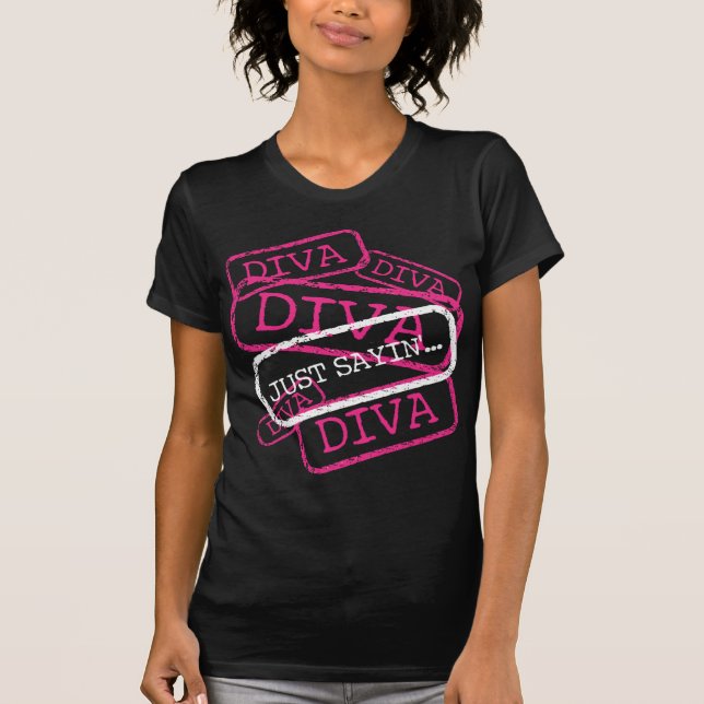 Camiseta "DIVA" - Sólo digo... (Anverso)