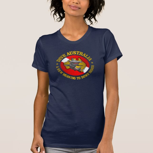 Camiseta Dive Australia (rd) Hammerhead Apparel (Anverso)