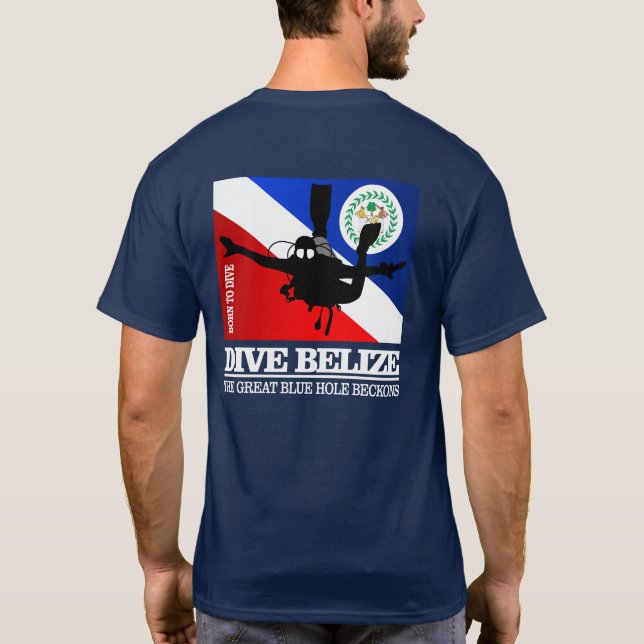 Camiseta Dive Belize DF2 (Reverso)