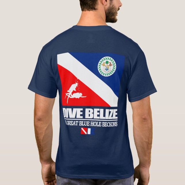 Camiseta Dive Belize (sq.) (Reverso)