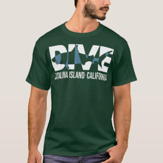 Camiseta DIVE Catalina Island California SCUBA Buceo