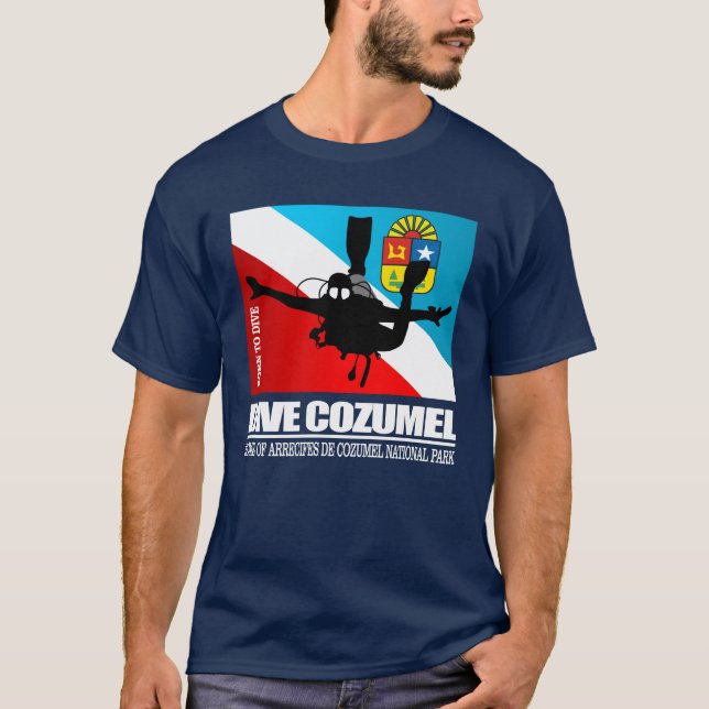 Camiseta Dive Cozumel DF2 (Anverso)