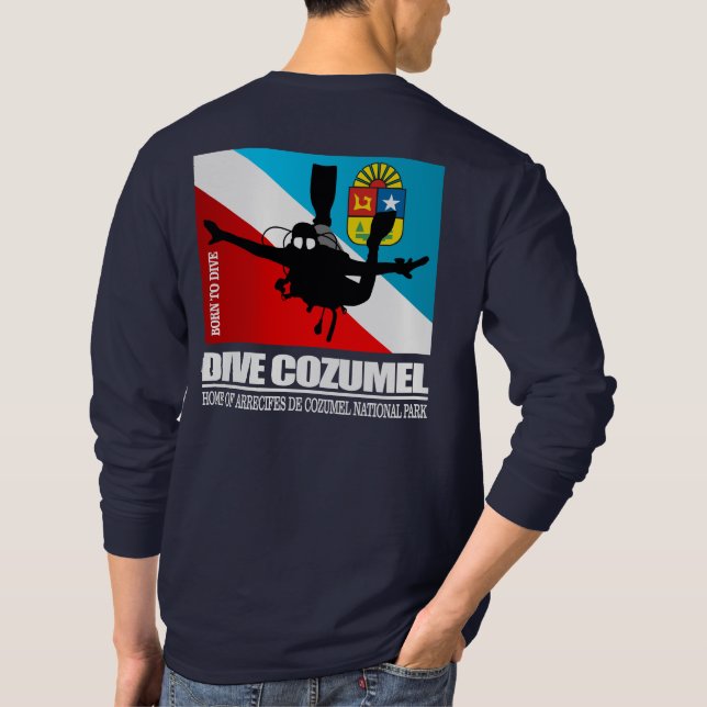Camiseta Dive Cozumel DF2 (Reverso)