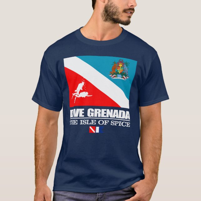 Camiseta Dive Grenada (sq.) (Anverso)