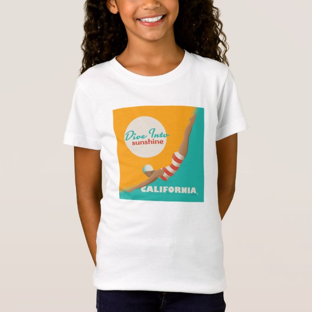 Camiseta Dive Into Sunshine | California (Anverso)