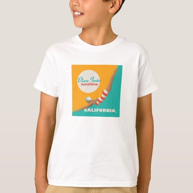 Camiseta Dive Into Sunshine | California (Anverso)