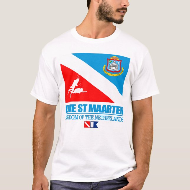 Camiseta Dive St Maarten (sq. (Anverso)