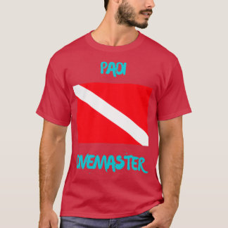 Camiseta Divemaster Padi Para Los Amantes Del Buceo En Scub