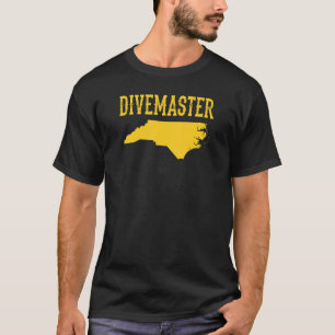 Camiseta Divemaster Scuba Instructor de Buceo de Carolina d