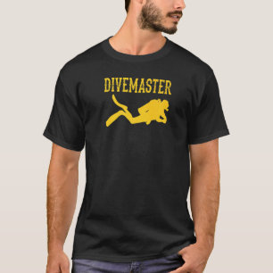 Camiseta Divemaster Scuba Instructor de Buceo Dive Flag Sty