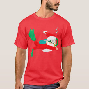 Camiseta Diver Santa Claus Navidades de buceo Scuba regalo