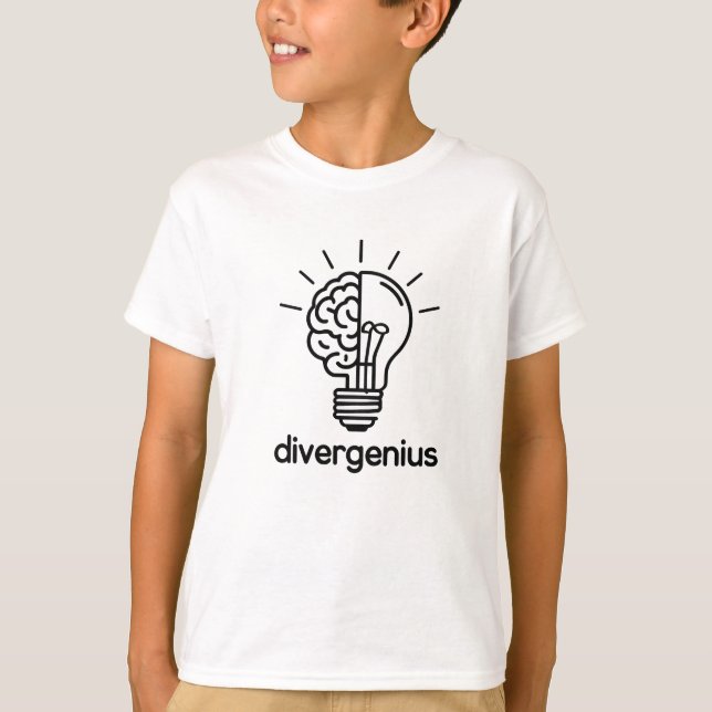Camiseta Divergenius T-Shirt Celebrating Neurodiversity an (Anverso)