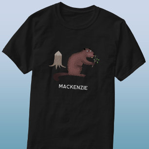 Camiseta Diverido Castor Nombre Personalizado