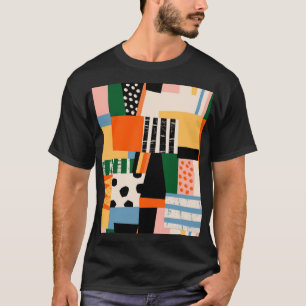 Camiseta Diversas formas: diseño abstracto y transparente
