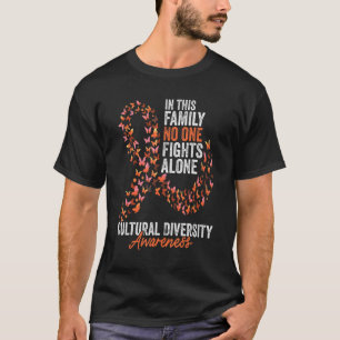 Camiseta Diversidad cultural Conciencia Mes Mariposas Ora