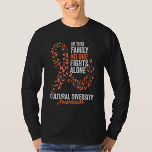 Camiseta Diversidad cultural Conciencia Mes Mariposas Ora