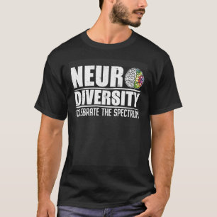 Camiseta Diversidad de autismo neurodiversidad autitica Awa